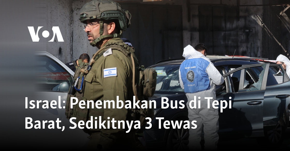 Penembakan Bus di Tepi Barat, Sedikitnya 3 Tewas