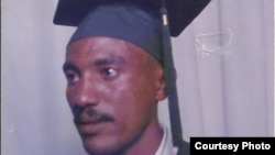 Journalist Amanuel Asrat, seen in this 1996 graduation photo, has been detained in Eritrea since September 2001. (Photo courtesy of family)
