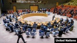 Sidang besar Dewan Keamanan PBB membahas situasi Timur Tengah, 24 Oktober 2019.