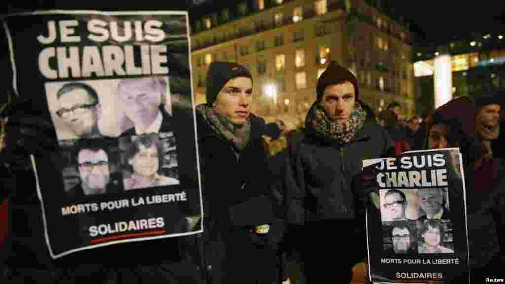 An kai hari kan gidan jaridar Charlie Hebdo, Paris a Faransa.