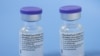 Frascos de la vacuna de Pfizer-BioNTech en un centro de vacunación en Ginebra, Suiza, el 3 de febrero de 2021.