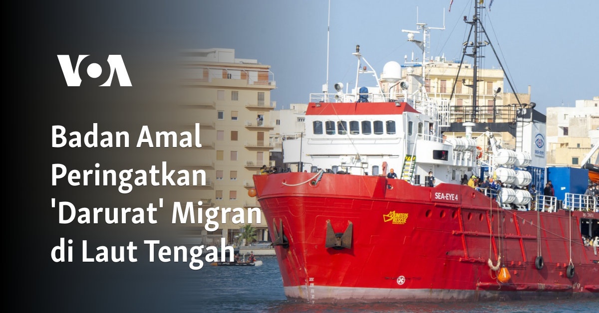 Badan Amal Peringatkan ‘Darurat’ Migran di Laut Tengah