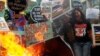 미국 워싱턴 등 도시들에서 이집트 군중에 동조 시위