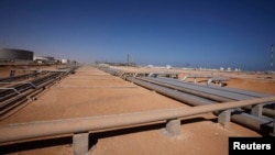 (File) The Libyan Oil Refining Company (LERCO) in Ras Lanuf, about 660 km (410 miles) west of Tripoli.