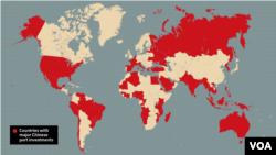 China’s global port expansion means Beijing now has investments in more than 100 ports in 63 countries.