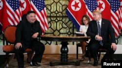 도널드 트럼프 미국 대통령과 김정은 북한 국무위원장이 지난달 27일 2차 미북 정상회담을 위해 베트남 하노이의 메트로폴 호텔에서 만났다. 