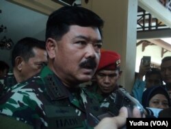Panglima TNI, Marsekal TNI Hadi Tjahjanto (Foto: VOA/Yudha)