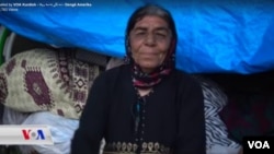 Amina Ali, shown in a screen capture from a broadcast on VOA's Kurdish Service programming, will be offered permanent housing and monthly cash assistance, Kurdish officials said.