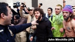 In 2012, these Occupy Wall Street protestors in New York City probably wanted to get down to the nitty-gritty of their issue. And they made New York City even more nitty-gritty during their protests. (AP Photo/John Minchillo)