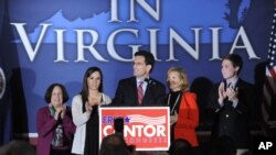 Rep. Eric Cantor, R-Va., speaks to the crowd at the Republican Party of Virginia post-election event at the Omni Hotel in Richmond, Virginia, Nov. 6, 2012.