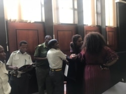 Marry Chiwenga appearing before a Harare magistrate.