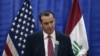 FILE - US envoy Brett McGurk during a news conference at the U.S. Embassy in Baghdad, Iraq, March 5, 2016. 