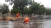 آبگرفتگی در شهرهای دزفول و شوشتر در پی بارش شدید باران