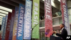 Обама ја скрати турнејата низ Латинска Америка