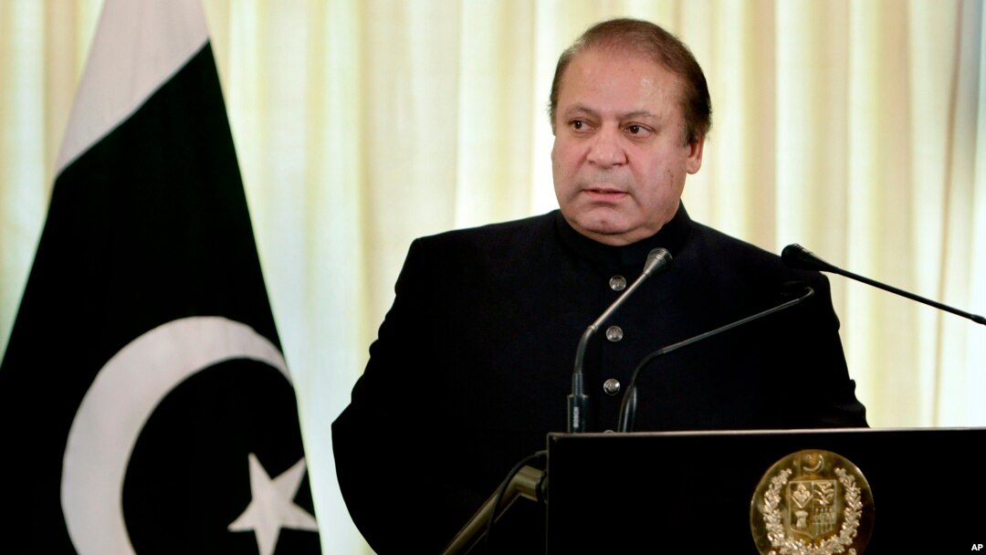 PM Pakistan Nawaz Sharif yang menolak untuk mengundurkan diri (foto: dok).