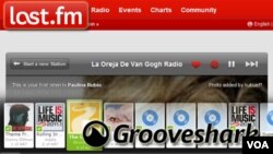 Last.fm y Grooveshark son los dos servicios de música online con mayor disponibilidad a nivel mundial, además de acceso desde celulares.