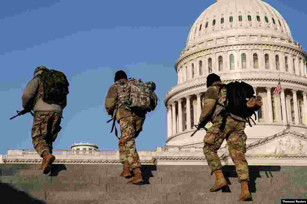 미국 워싱턴 연방의사당에 보안 강화를 위한 주방위군 병력이 배치됐다. 연방수사국(FBI)을 비롯한 보안당국은 과거 대통령 취임식 날이었던 3월 4일 무장단체들이 의사당을 습격할 수 있다는 정보를 입수하고 대응 조치에 나섰다.