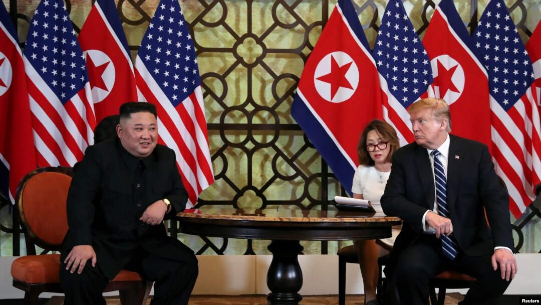 TT Trump và chủ tịch Kim tại Hà Nội.