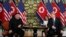 Lãnh tụ Triều Tiên Kim Jong Un và Tổng thống Mỹ Donald Trump tại Hà Nội ngày 28/2/2019.