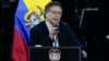 ARCHIVO - El presidente de Colombia, Gustavo Petro, habla durante una ceremonia que marca el octavo aniversario del acuerdo de paz entre el gobierno y las FARC en Bogotá, Colombia, el 21 de noviembre de 2024.