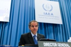 지난 6월 국제원자력기구(IAEA)의 라파엘 마리아노 그로시 사무총장이 오스트리아 빈에서 IAEA 이사회 회의에 참석했다.