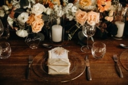 For those who can afford it, wedding expenses can often include flowers, specially designed menus and table cards, and other table decor.