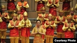 Kelompok paduan suara anak Indonesia 'The Resonanz Children Choir' di AS (foto/dok: TRCC)