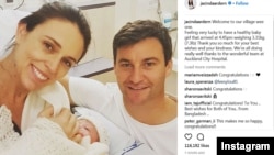 Džasinda Ardern i njen partner objavili su fotografiju na Instagramu kada im se beba rodila