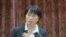台湾文化部长龙应台(美国之音张永泰拍摄)