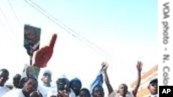 Supporters of George Weah's CDC party