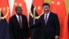 Presidente angolano, João Lourenço, com o Presidente chinês, Xi Jinping, durante a cimeira China África em Pequim, 2 de setembro de 2018