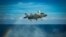 ເຮືອບິນລົບ F-35B ສາຍຟ້າແລບຂອງສະຫະລັດກຽມທີ່ຈະລົງຈອດຢູ່ເດີ່ນເທິງກໍາປັ່ນ USS America ຂອງສະຫະລັດໃນຂະນະທີ່ບິນປະຕິບັດງານຢູ່ໃນທະເລຈີນໃຕ້ (ພາບຖ່າຍໃນວັນທີ 18 ເມສາ, 2020) 