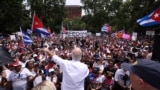 EEUU PROTESTA CUBA CASA BLANCA