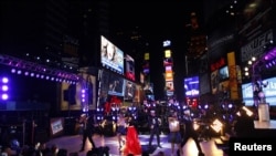  New Year's Eve celebrations in Times Square in New York December 31, 2012. 