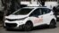 FILE PHOTO: A self-driving GM Bolt EV is seen during a media event where Cruise, GM's autonomous car unit, showed off its self-driving cars in San Francisco, California, Nov. 28, 2017. 