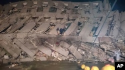 APTOPIX Taiwan Earthquake