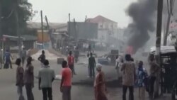 Des heurts du 20 et 21 octobre 2015 à Brazzaville. VIDEO-REUTERS. ATTENTION, IMAGES SENSIBLES