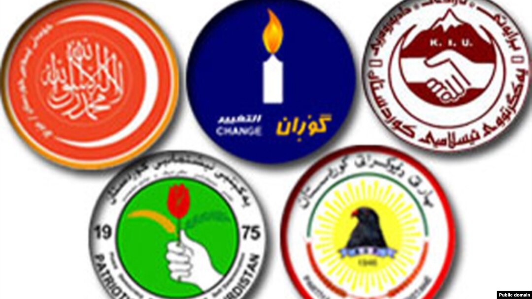 Kurdish parties Logos