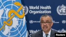 Giám đốc Tedros Adhanom Ghebreyesus phát biểu tại hội nghị WHO