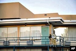 An assassin's bullet felled Martin Luther King Jr., on this balcony of the Lorraine Motel in Memphis, Tennessee, on April 4, 1968