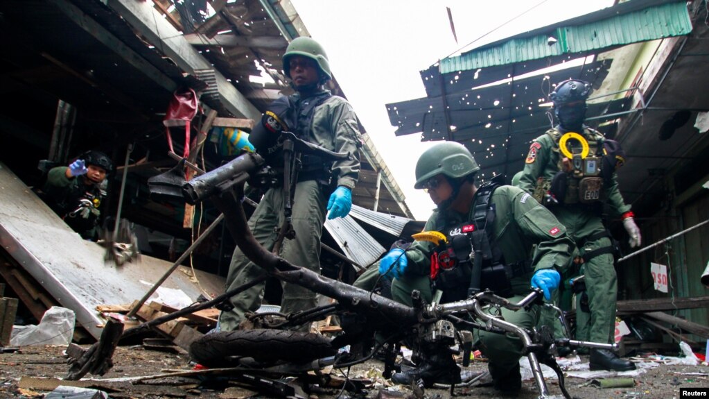 Một quả bom gài trong xe máy đã nổ tung tại một khu chợ ở tỉnh Yala, miền nam Thái Lan sáng thứ Hai 22/1, làm 3 người chết.