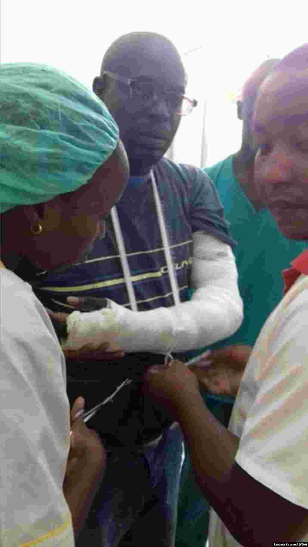 Várias pessoas ficaram feridas durante a manifestação contra o PR da Guiné-Bissau, José Mário Vaz, em Bissau