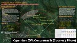 Infografis Operasi Pencarian Helikopter TNI AD yang hilang kontak di Oksibil, Papua, pada Jumat (28/6). (Foto: Kapendam XVII/Cendrawasih)