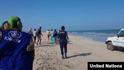 FILE — Members of IOM’s Obock team rush to site of Red Sea tragedy to assist Djibouti authorities in search for survivors and victims of Tuesday’s drownings.