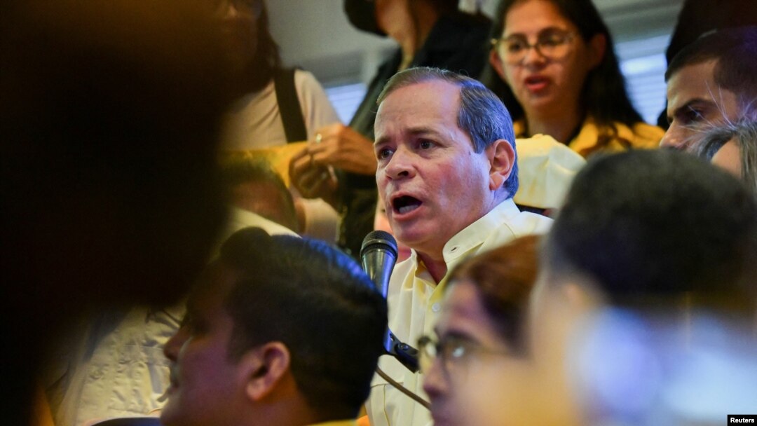 FILE - Venezuelan political leader Juan Pablo Guanipa is pictured in Caracas, Nov. 10, 2022.