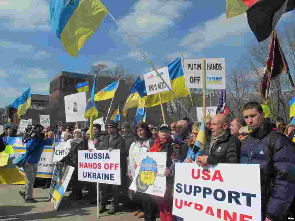 Митинги в поддержку украины