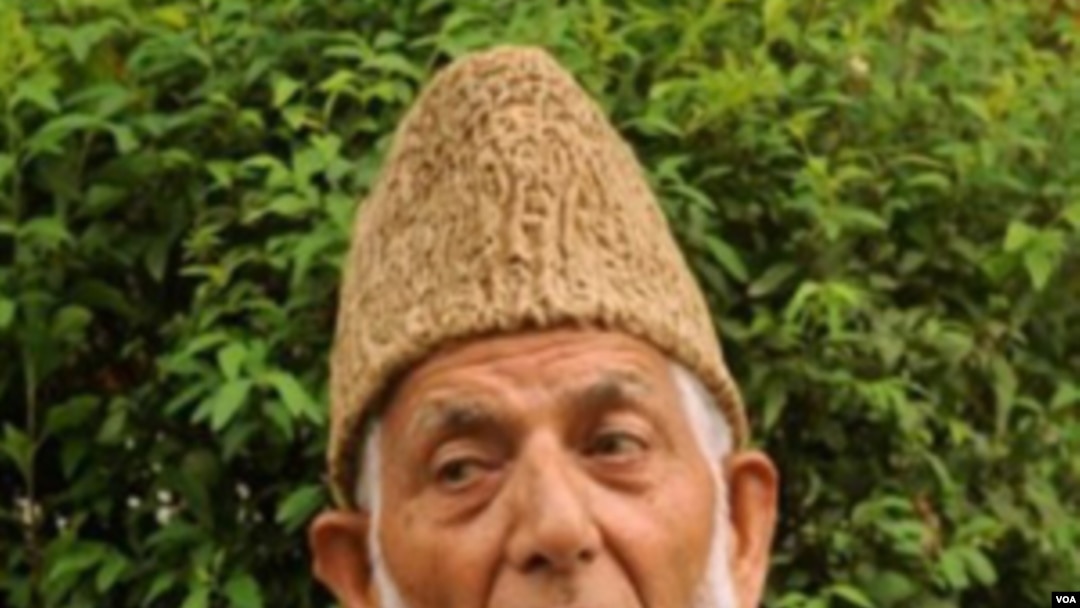 Syed Ali Shah Geelani, pemimpin separatis garis keras Kashmir.