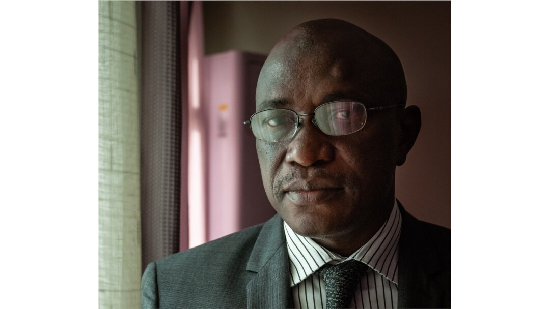 Dr. Ousmane Gueye, director of Senegal's National Service of Education and Health Information, is seen at the Ministry of Health in Dakar, Jan. 28, 2020. (Annika Hammerschlag/VOA)