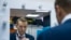 Russian opposition politician Alexei Navalny prepares for his interview with the Associated Press in Moscow, Russia, Dec. 18, 2017. 