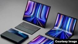 This photo shows the ASUS Zenbook 17 Fold foldable laptop. (ASUS)